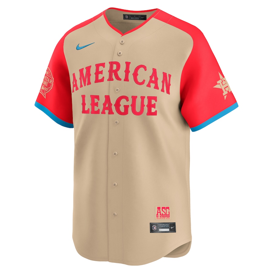 Jose Altuve American League Nike 2024 MLB All-Star Game Limited Player Jersey - Cream - myjerseyhub