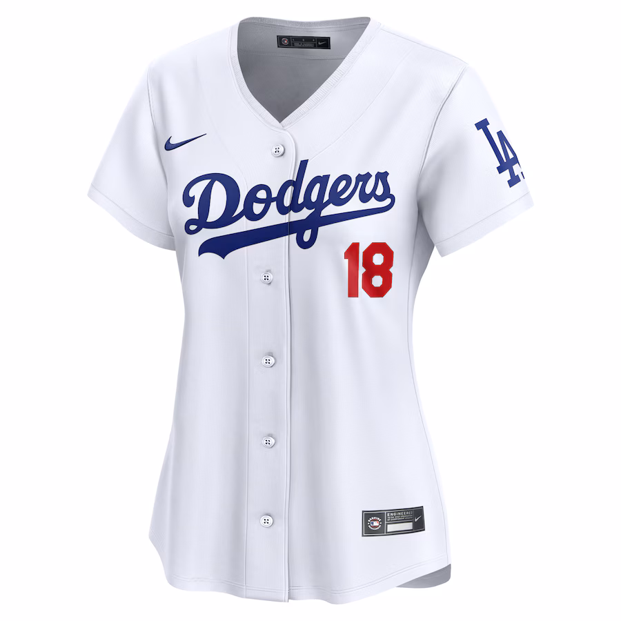 Yoshinobu Yamamoto Los Angeles Dodgers Nike Women's Home Limited Player Jersey - White - myjerseyhub