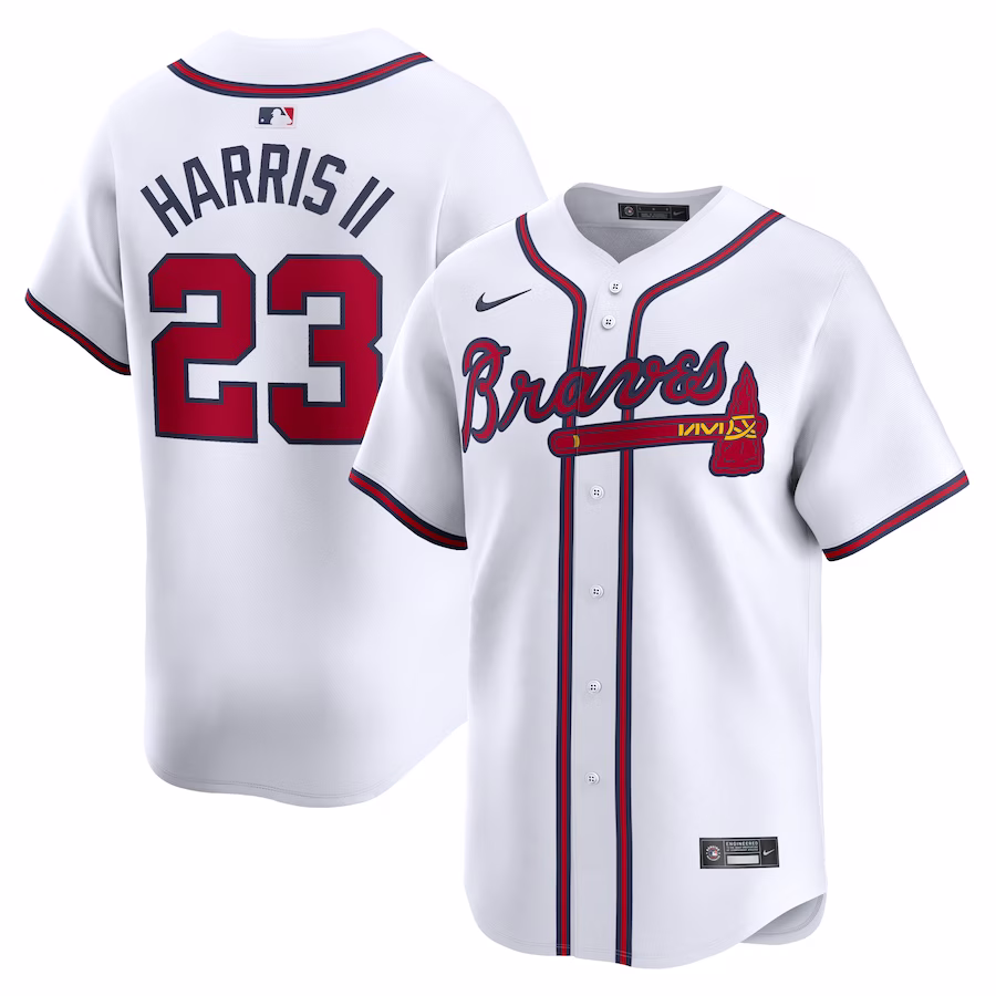 Michael Harris II Atlanta Braves Nike Home Limited Player Jersey - White - myjerseyhub