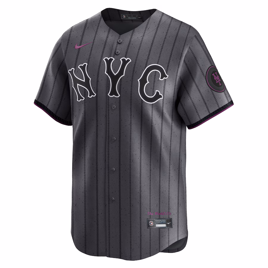 Francisco Lindor New York Mets Nike 2024 City Connect Limited Player Jersey - Graphite - myjerseyhub