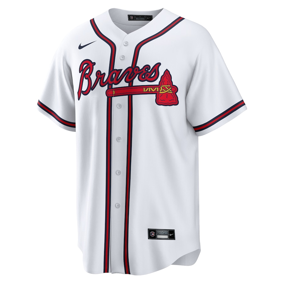 Ozzie Albies Atlanta Braves Nike Home Replica Player Name Jersey - White - myjerseyhub