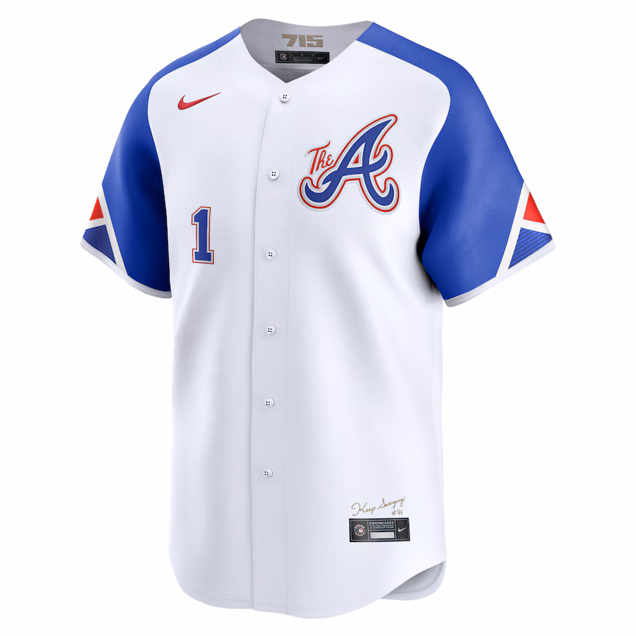 Ozzie Albies Atlanta Braves Nike City Connect Limited Player Jersey - White - myjerseyhub