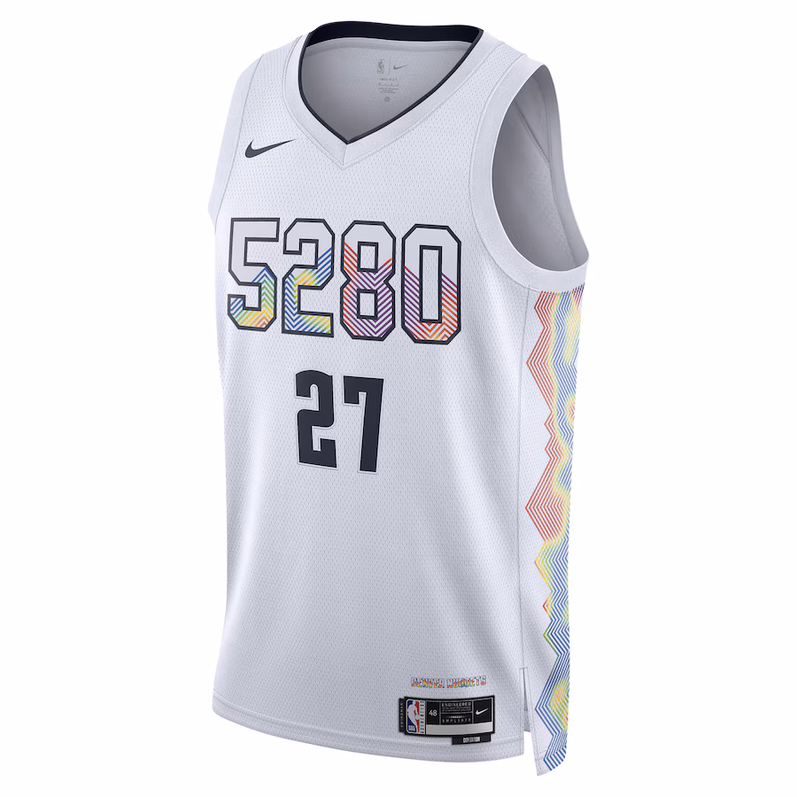 Jamal Murray Denver Nuggets Nike Unisex 2024/25 Swingman Player Jersey - City Edition - White - myjerseyhub