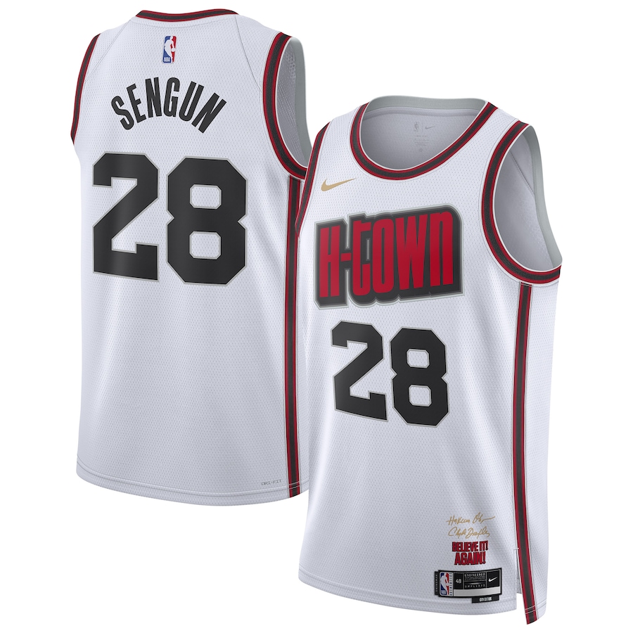 Alperen Sengun Houston Rockets Nike Unisex 2024/25 Swingman Player Jersey - City Edition - White - myjerseyhub