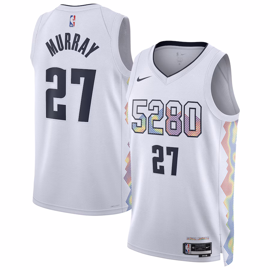 Jamal Murray Denver Nuggets Nike Unisex 2024/25 Swingman Player Jersey - City Edition - White - myjerseyhub