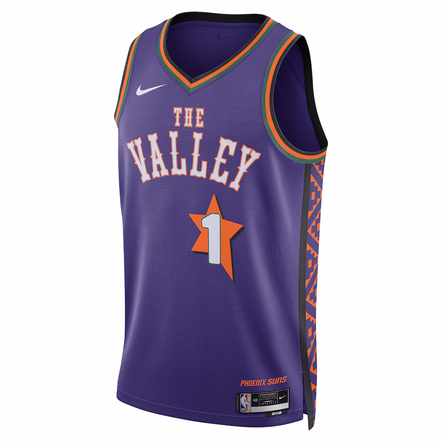Devin Booker Phoenix Suns Nike Unisex 2024/25 Swingman Player Jersey - City Edition - Purple - myjerseyhub