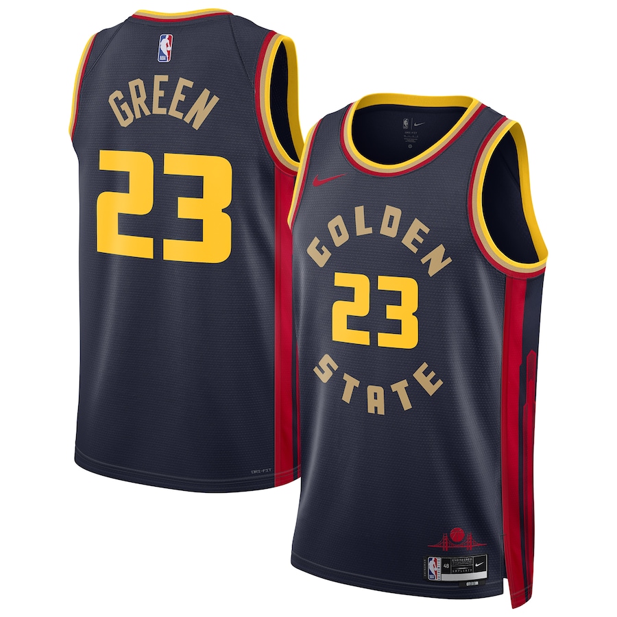 Draymond Green Golden State Warriors Nike Unisex 2024/25 Swingman Player Jersey - City Edition - Navy - myjerseyhub