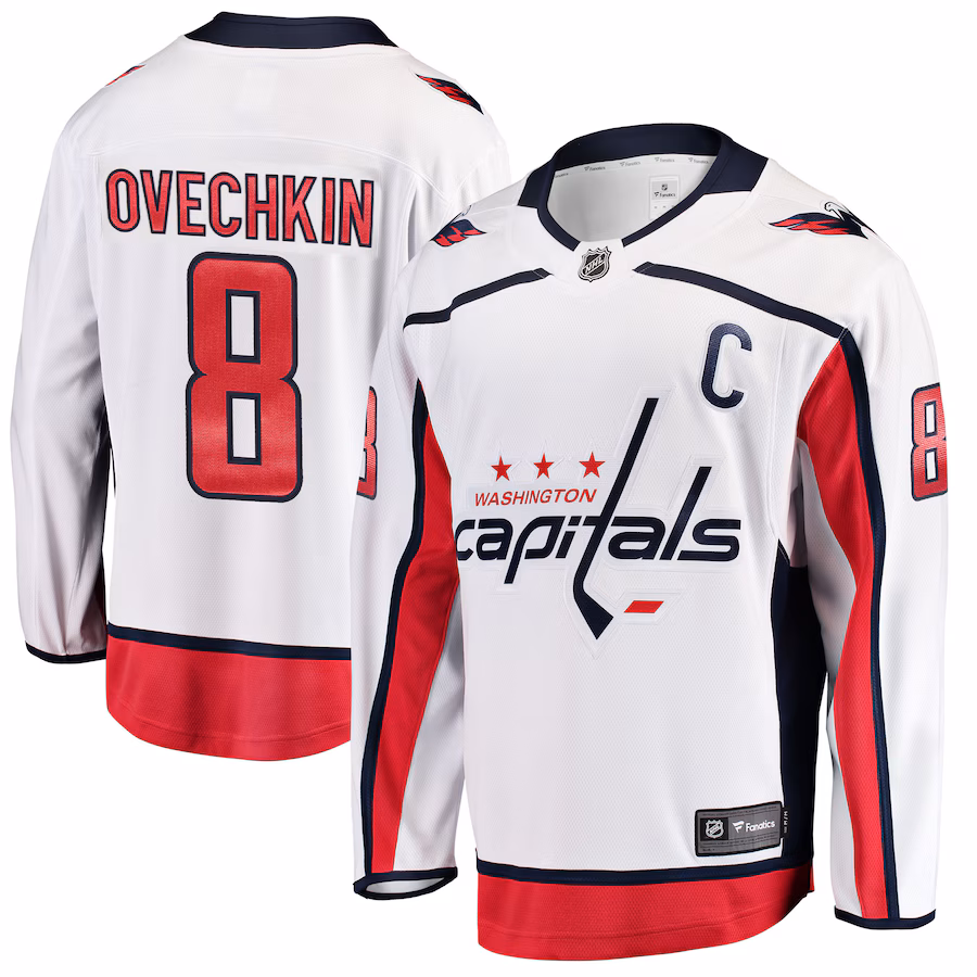 Alexander Ovechkin Washington Capitals Fanatics Breakaway Player Jersey - White - myjerseyhub