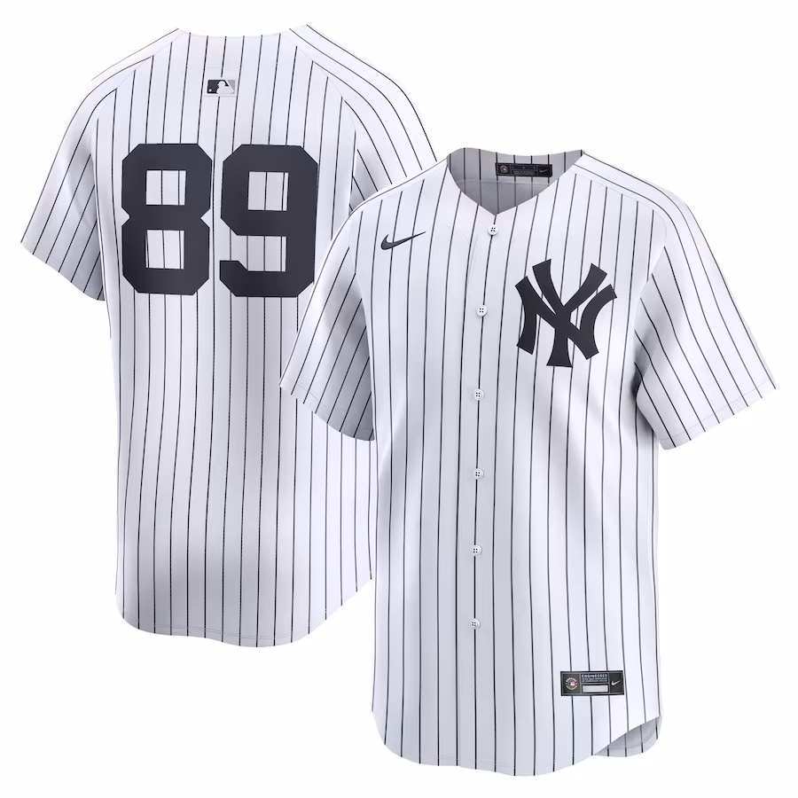 Jasson Domínguez New York Yankees Nike Home Limited Player Jersey - White - myjerseyhub