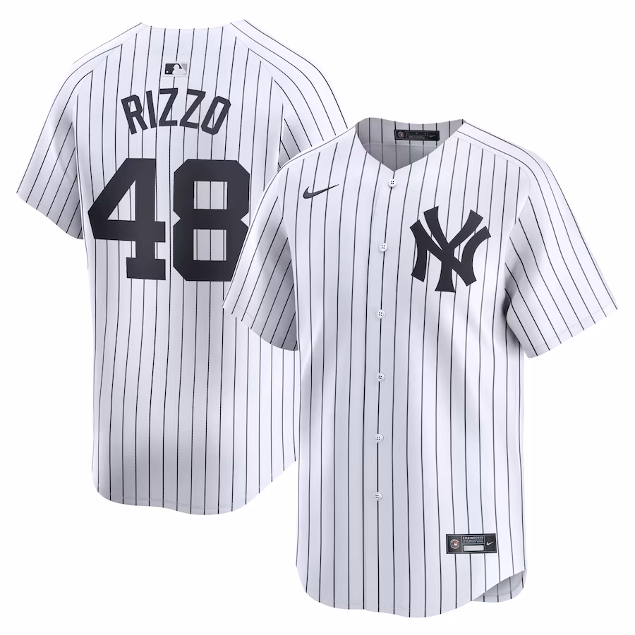 Anthony Rizzo New York Yankees Nike Home Limited Player Jersey - White - myjerseyhub