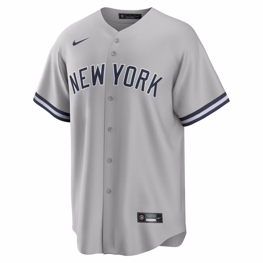 Jazz Chisholm Jr. New York Yankees Nike Road Replica Player Jersey - Gray - myjerseyhub