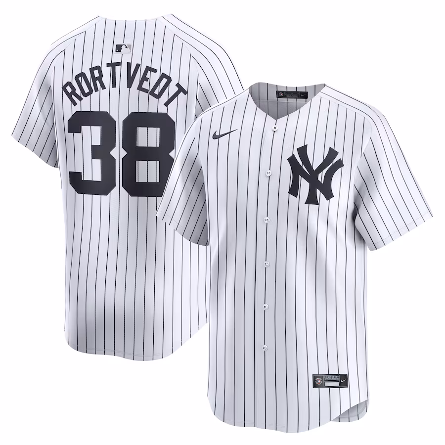 Ben Rortvedt New York Yankees Nike Home Limited Player Jersey - White - myjerseyhub