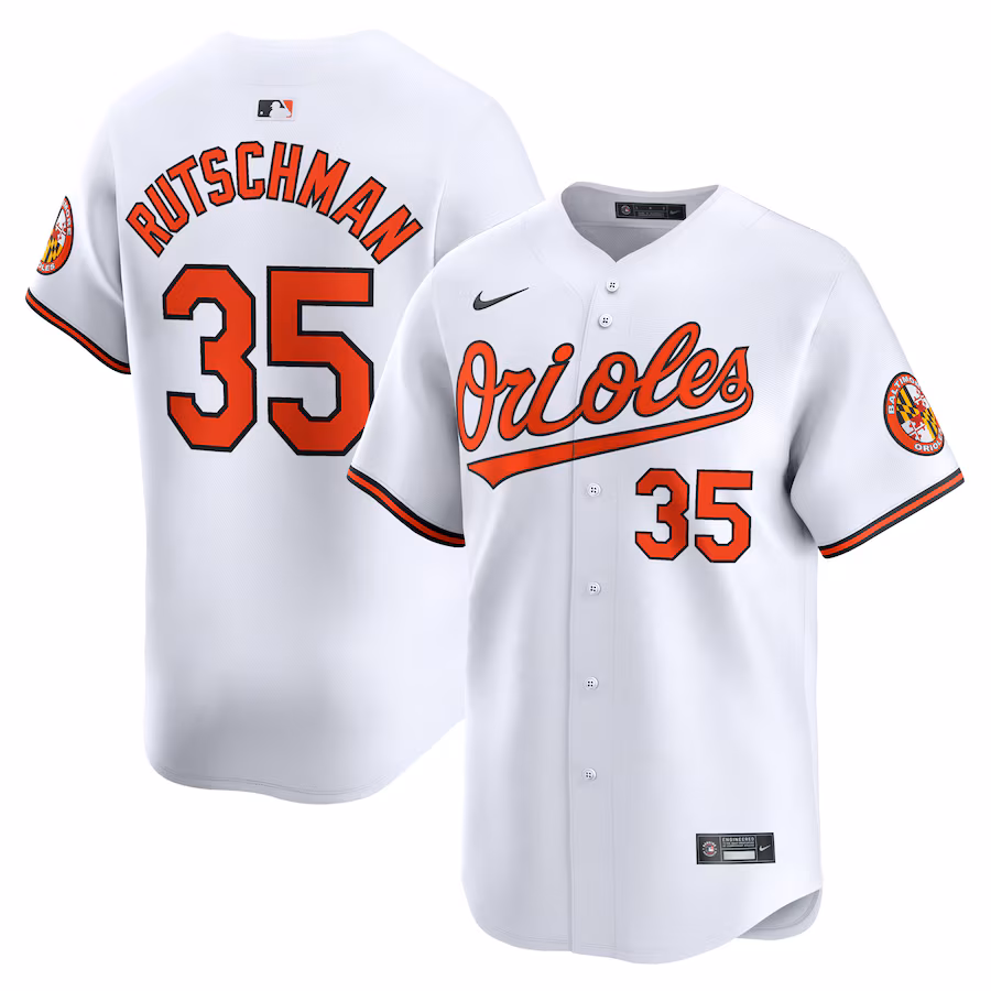 Adley Rutschman Baltimore Orioles Nike Home Limited Player Jersey - White - myjerseyhub
