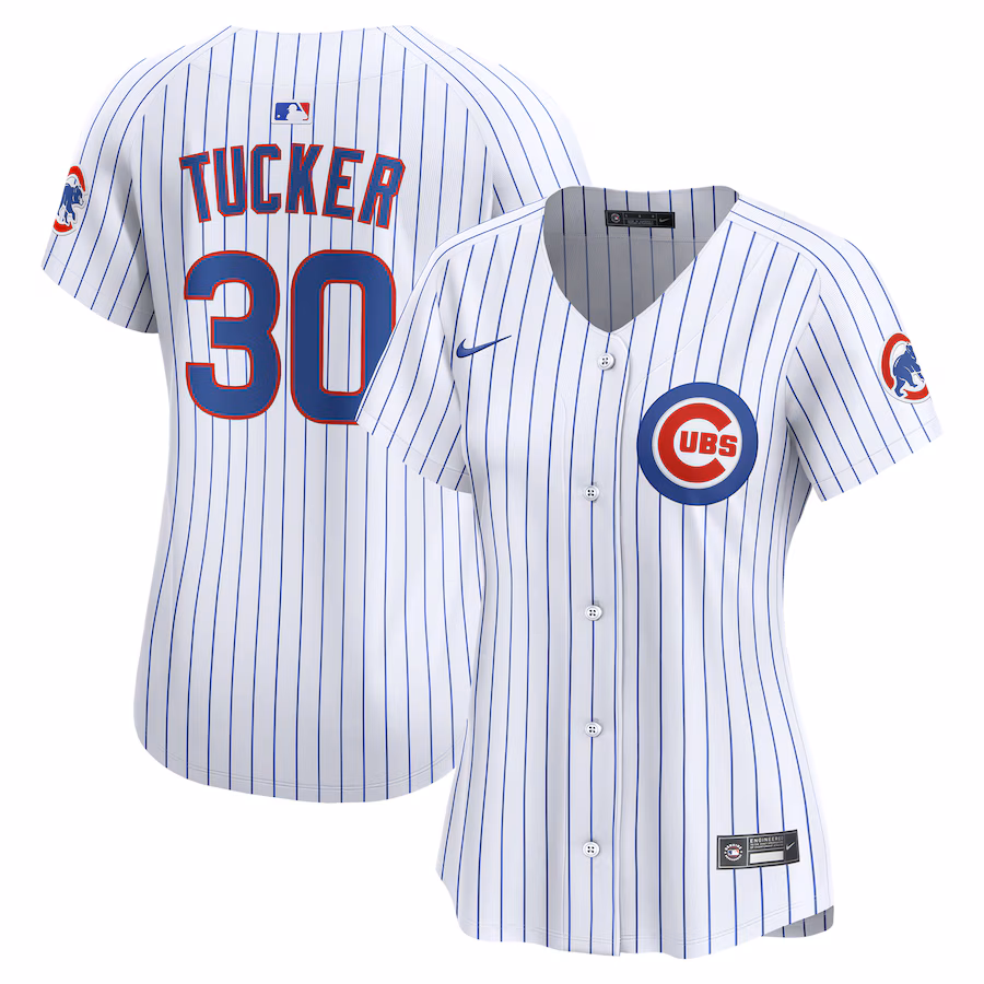 Kyle Tucker Chicago Cubs Nike Women's Home Limited Player Jersey - White - myjerseyhub