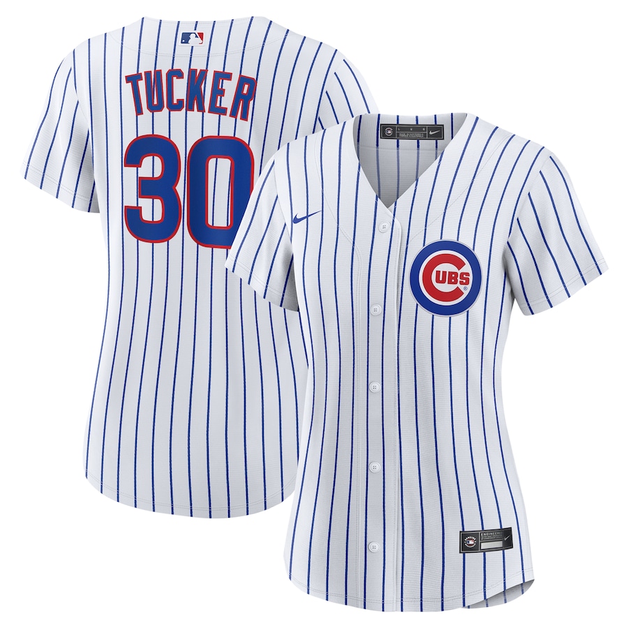 Kyle Tucker Chicago Cubs Nike Women's Home Replica Player Jersey - White - myjerseyhub