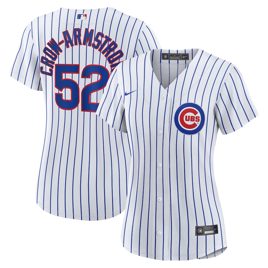 Pete Crow-Armstrong Chicago Cubs Nike Women's Home Replica Player Jersey - White - myjerseyhub