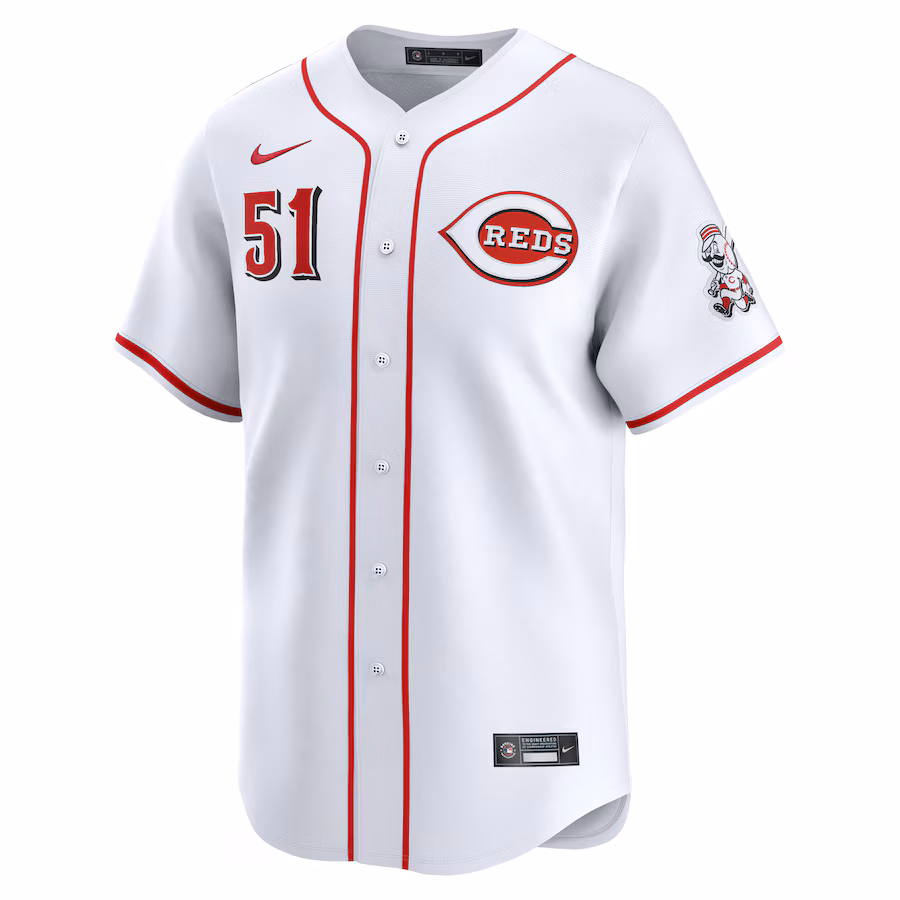 Graham Ashcraft Cincinnati Reds Nike Home Limited Player Jersey - White - myjerseyhub
