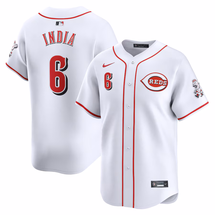 Jonathan India Cincinnati Reds Nike Home Limited Player Jersey - White - myjerseyhub