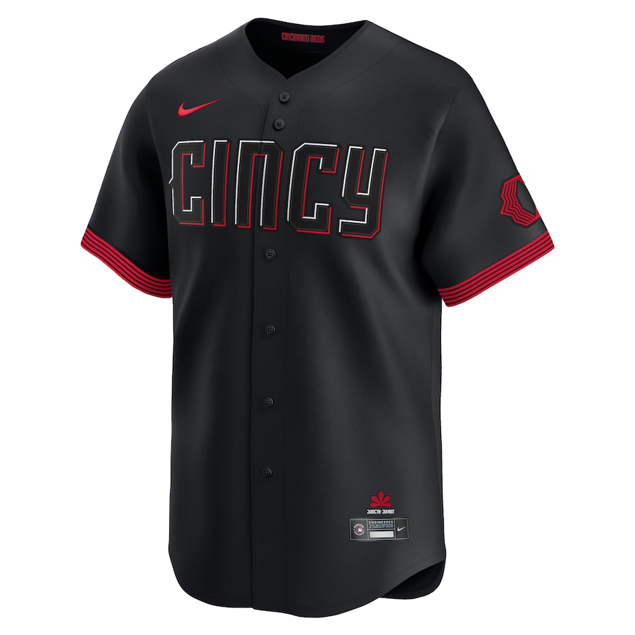 Barry Larkin Cincinnati Reds Nike City Connect Limited Player Jersey - Black - myjerseyhub