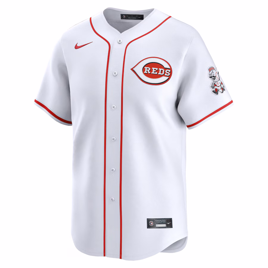 Cincinnati Reds Nike 2024 Jackie Robinson Day Home Limited Jersey – White - myjerseyhub