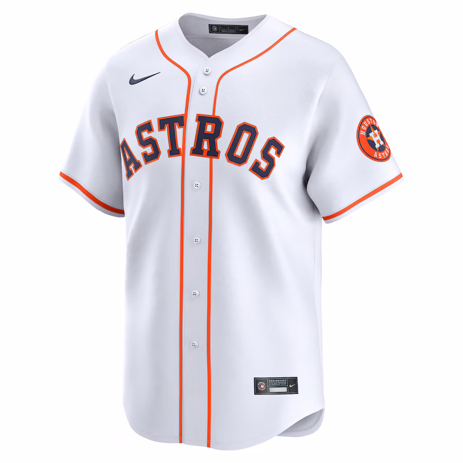Houston Astros Nike 2024 Jackie Robinson Day Home Limited Jersey – White - myjerseyhub
