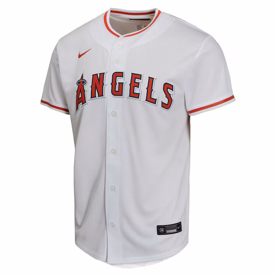 Yusei Kikuchi Los Angeles Angels Nike Youth Home Game Player Jersey - White - myjerseyhub