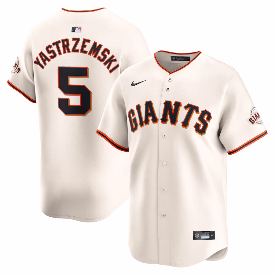 Mike Yastrzemski San Francisco Giants Nike Home Limited Player Jersey - Cream - myjerseyhub