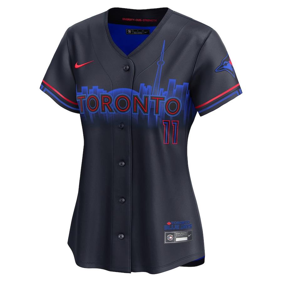 Bo Bichette Toronto Blue Jays Nike Women's 2024 City Connect Limited Player Jersey - Navy - myjerseyhub