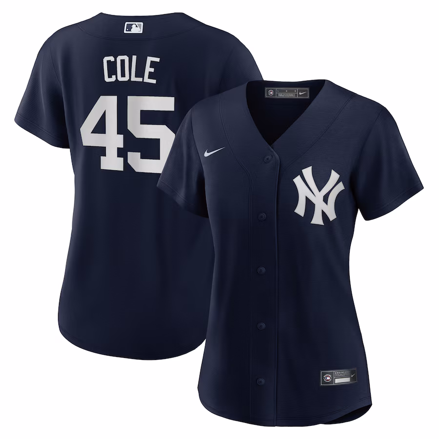 Gerrit Cole New York Yankees Nike Women's Alternate Replica Player Jersey - Navy - myjerseyhub