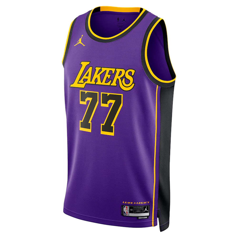 Luka Dončić Los Angeles Lakers Unisex Swingman Jersey - Icon Edition - Purple - myjerseyhub