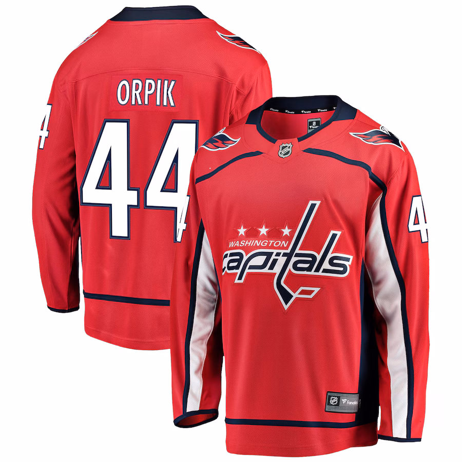 Brooks Orpik Washington Capitals Fanatics Breakaway Home Player Jersey - Red - myjerseyhub