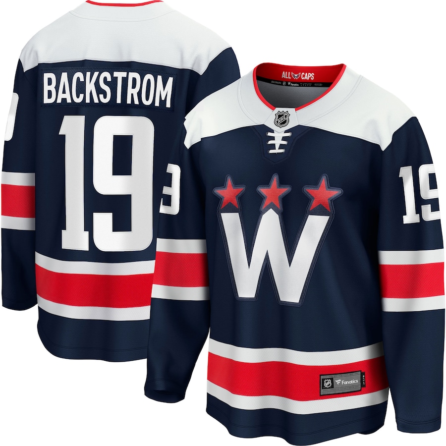 Nicklas Backstrom Washington Capitals Fanatics Alternate Premier Breakaway Player Jersey - Navy - myjerseyhub