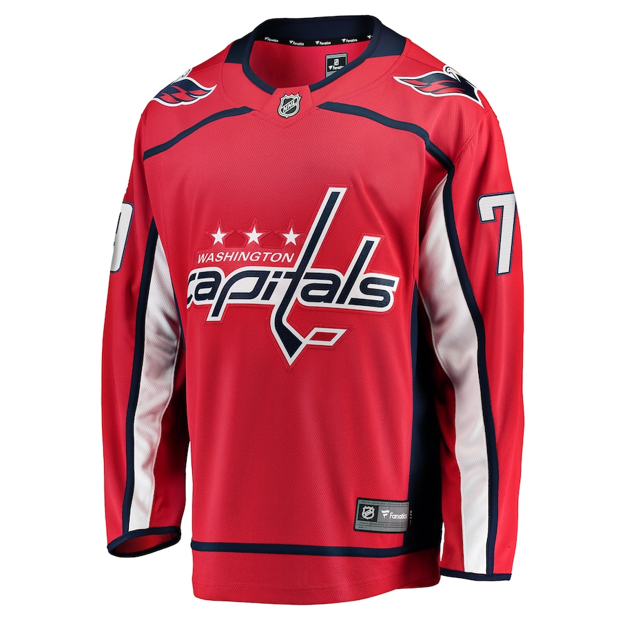 Charlie Lindgren Washington Capitals Fanatics Home Breakaway Player Jersey - Red - myjerseyhub