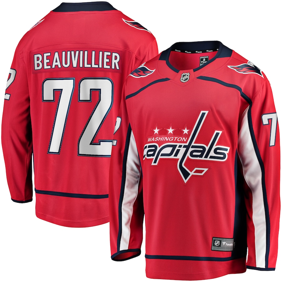 Anthony Beauvillier Washington Capitals Fanatics Home Breakaway Jersey - Red - myjerseyhub