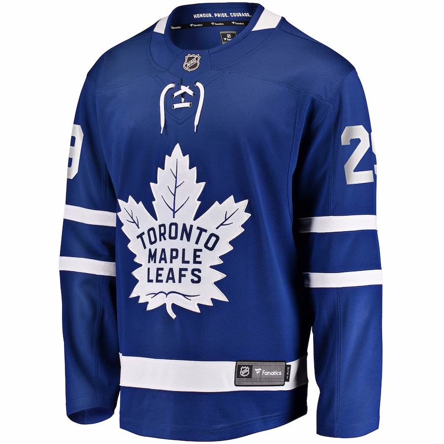 Pontus Holmberg Toronto Maple Leafs Fanatics Home Premier Breakaway Player Jersey - Blue - myjerseyhub
