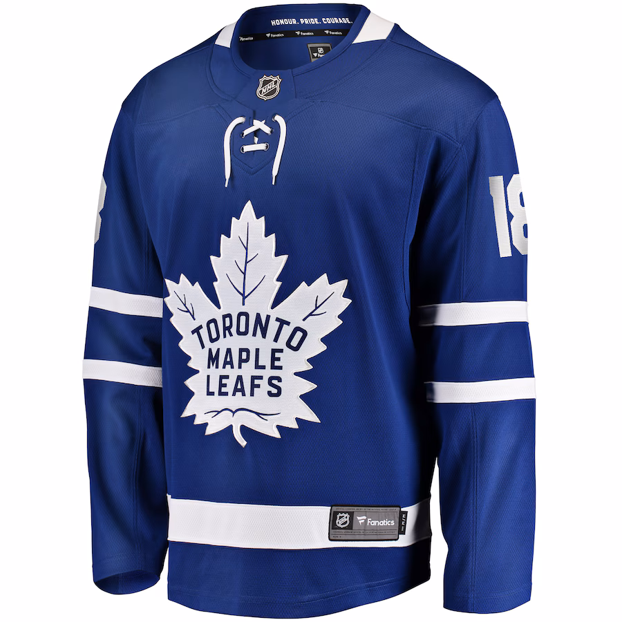 Noah Gregor Toronto Maple Leafs Fanatics Home Premier Breakaway Player Jersey - Blue - myjerseyhub
