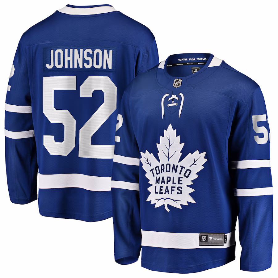 Reese Johnson Toronto Maple Leafs Fanatics Home Breakaway Jersey - Blue - myjerseyhub