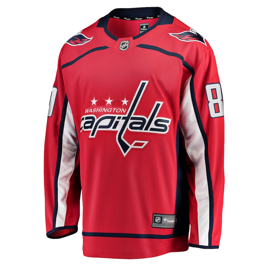 Pierre-Luc Dubois Washington Capitals Fanatics Home Premier Breakaway Player Jersey - Red - myjerseyhub