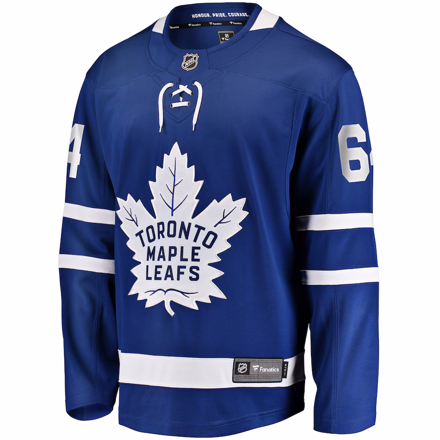 David Kampf Toronto Maple Leafs Fanatics Home Premier Breakaway Player Jersey - Blue - myjerseyhub