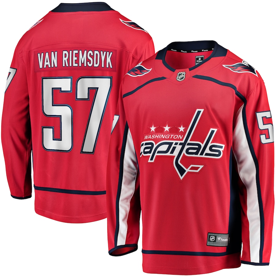 Trevor van Riemsdyk Washington Capitals Fanatics Home Breakaway Jersey - Red - myjerseyhub