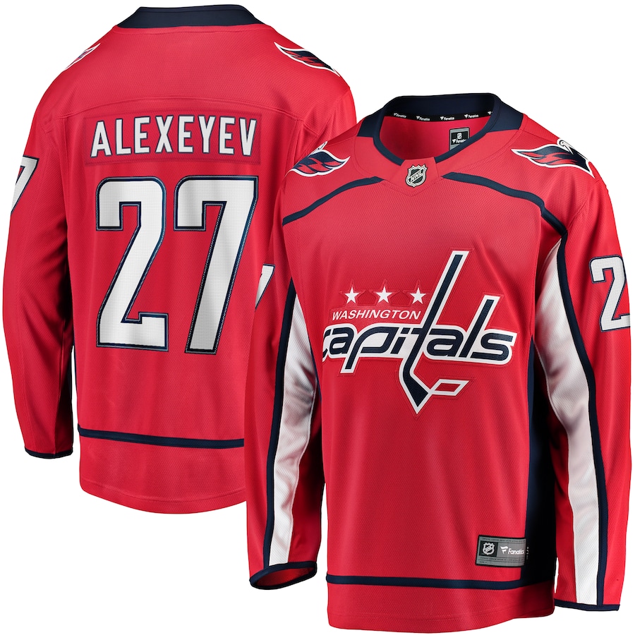 Alexander Alexeyev Washington Capitals Fanatics Home Breakaway Jersey - Red - myjerseyhub