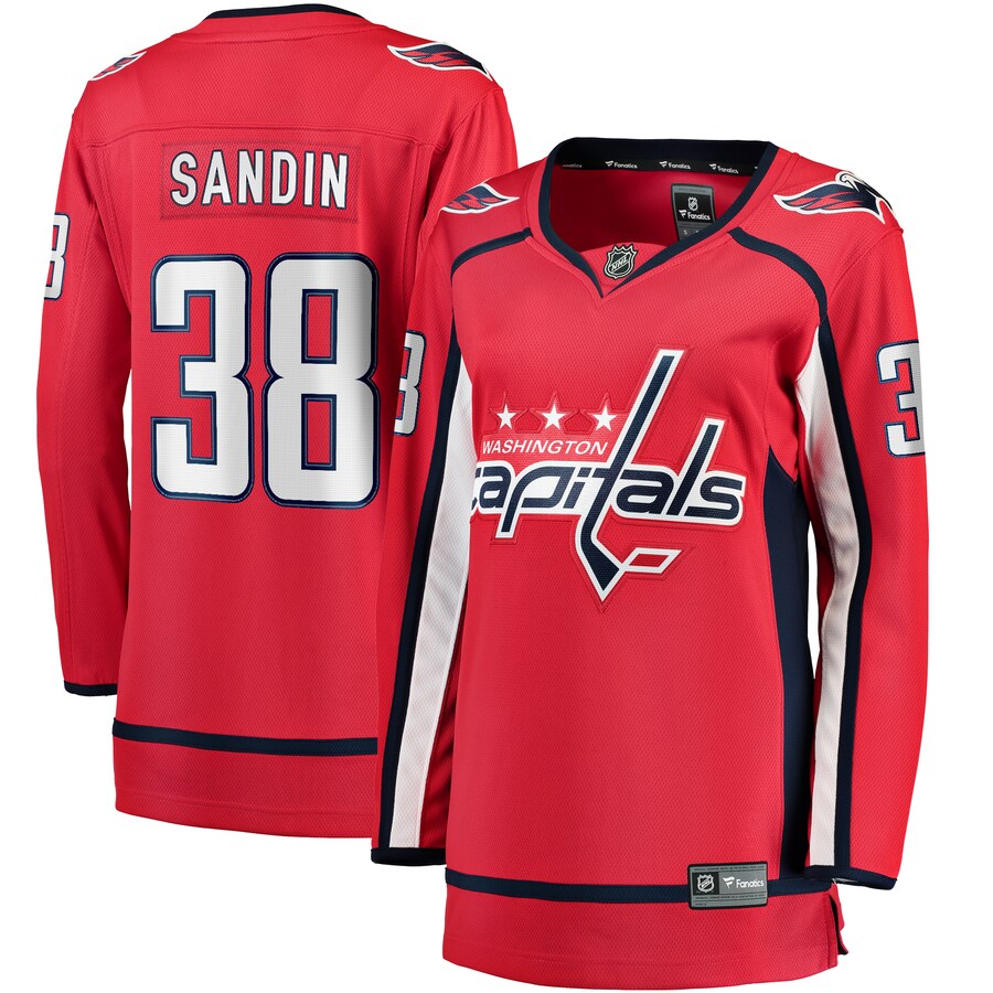 Rasmus Sandin Washington Capitals Women's Fanatics Home Breakaway Jersey - Red - myjerseyhub