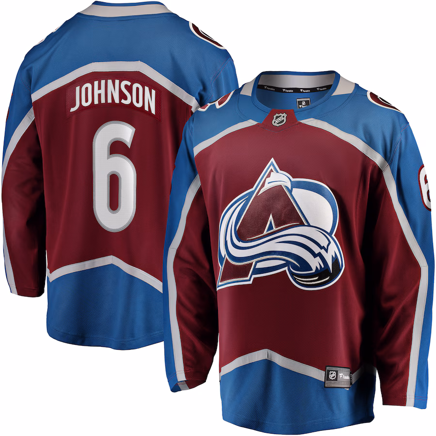 Erik Johnson Colorado Avalanche Fanatics Home Breakaway Jersey - Burgundy - myjerseyhub