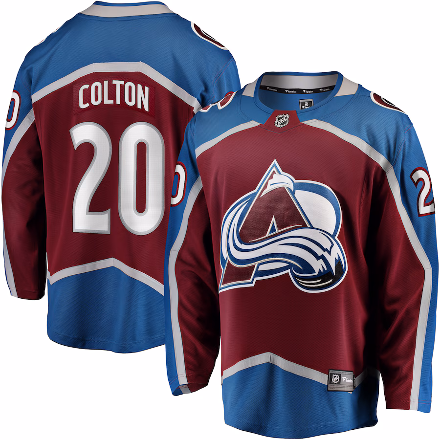 Ross Colton Colorado Avalanche Fanatics Home Breakaway Jersey - Maroon - myjerseyhub