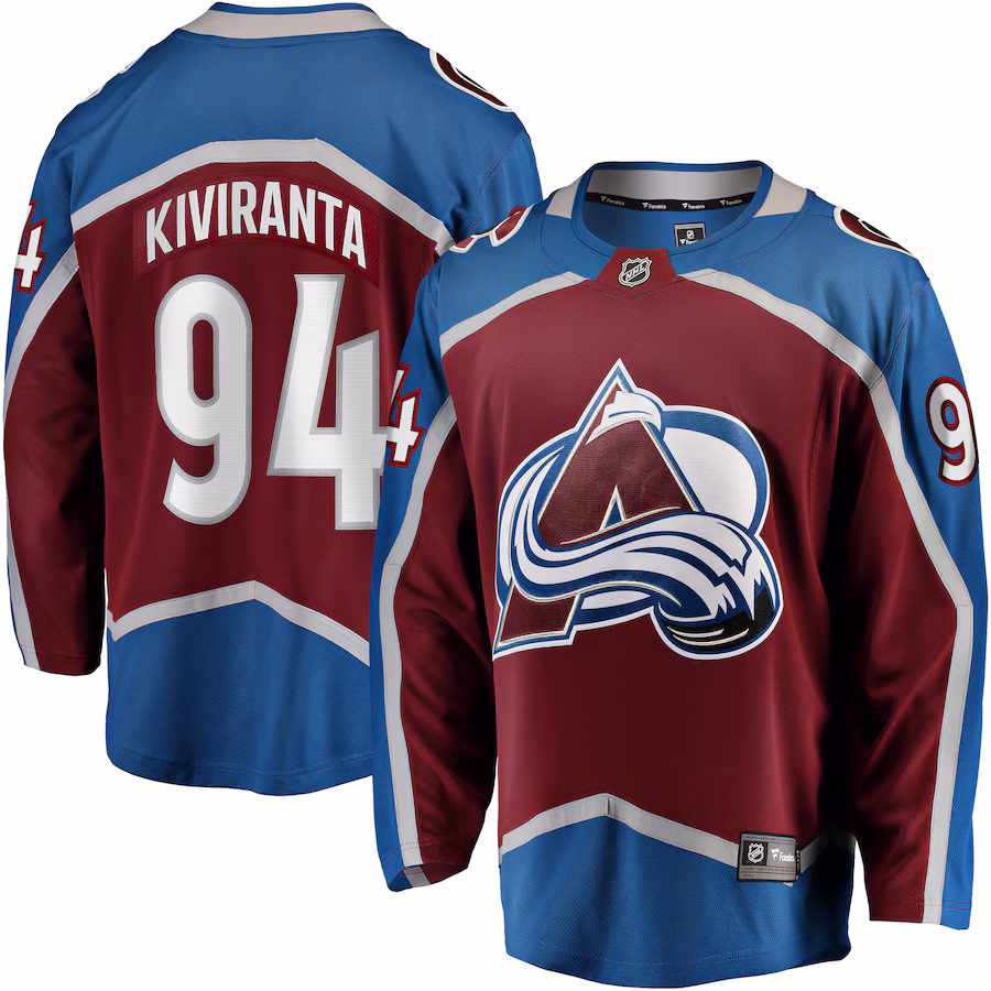 Joel Kiviranta Colorado Avalanche Fanatics Home Premier Breakaway Player Jersey - Maroon - myjerseyhub