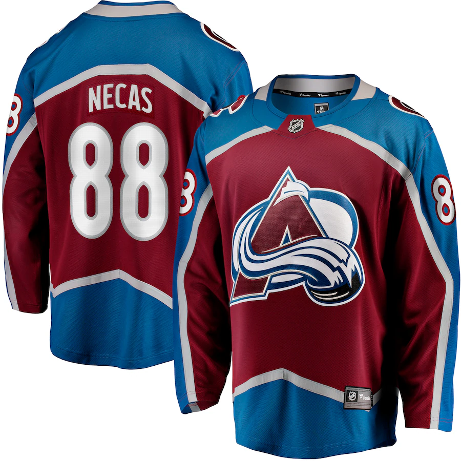 Martin Necas Colorado Avalanche Fanatics Breakaway Player Jersey - Burgundy - myjerseyhub
