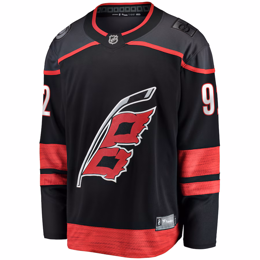 Evgeny Kuznetsov Carolina Hurricanes Fanatics Home Breakaway Jersey - Black - myjerseyhub