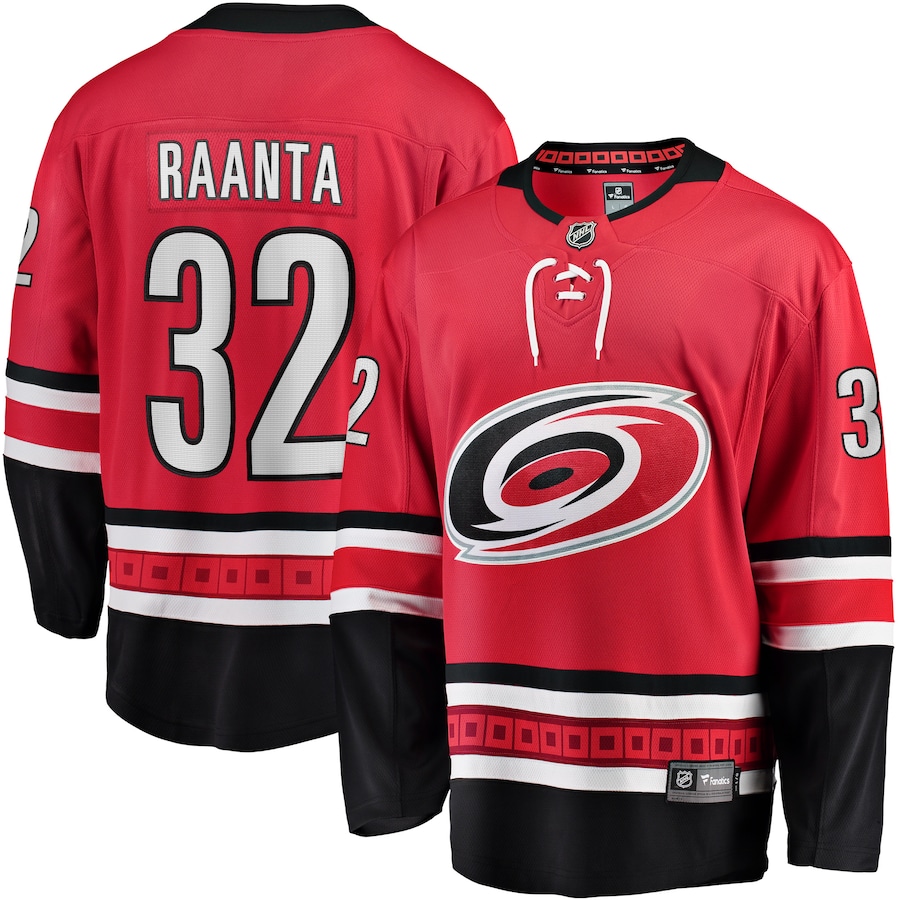 Antti Raanta Carolina Hurricanes Fanatics Alternate Breakaway Player Jersey - Red - myjerseyhub