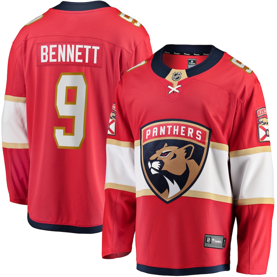 Sam Bennett Florida Panthers Fanatics Home Breakaway Replica Jersey - Red - myjerseyhub