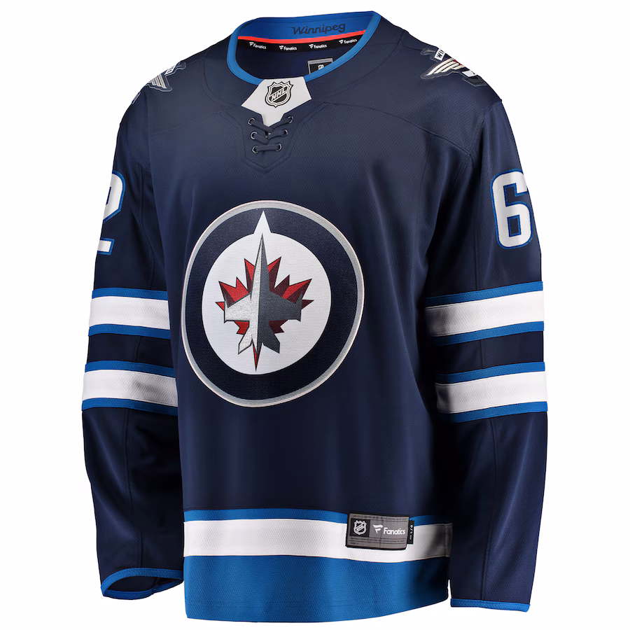 Nino Niederreiter Winnipeg Jets Fanatics Home Premier Breakaway Player Jersey - Navy - myjerseyhub